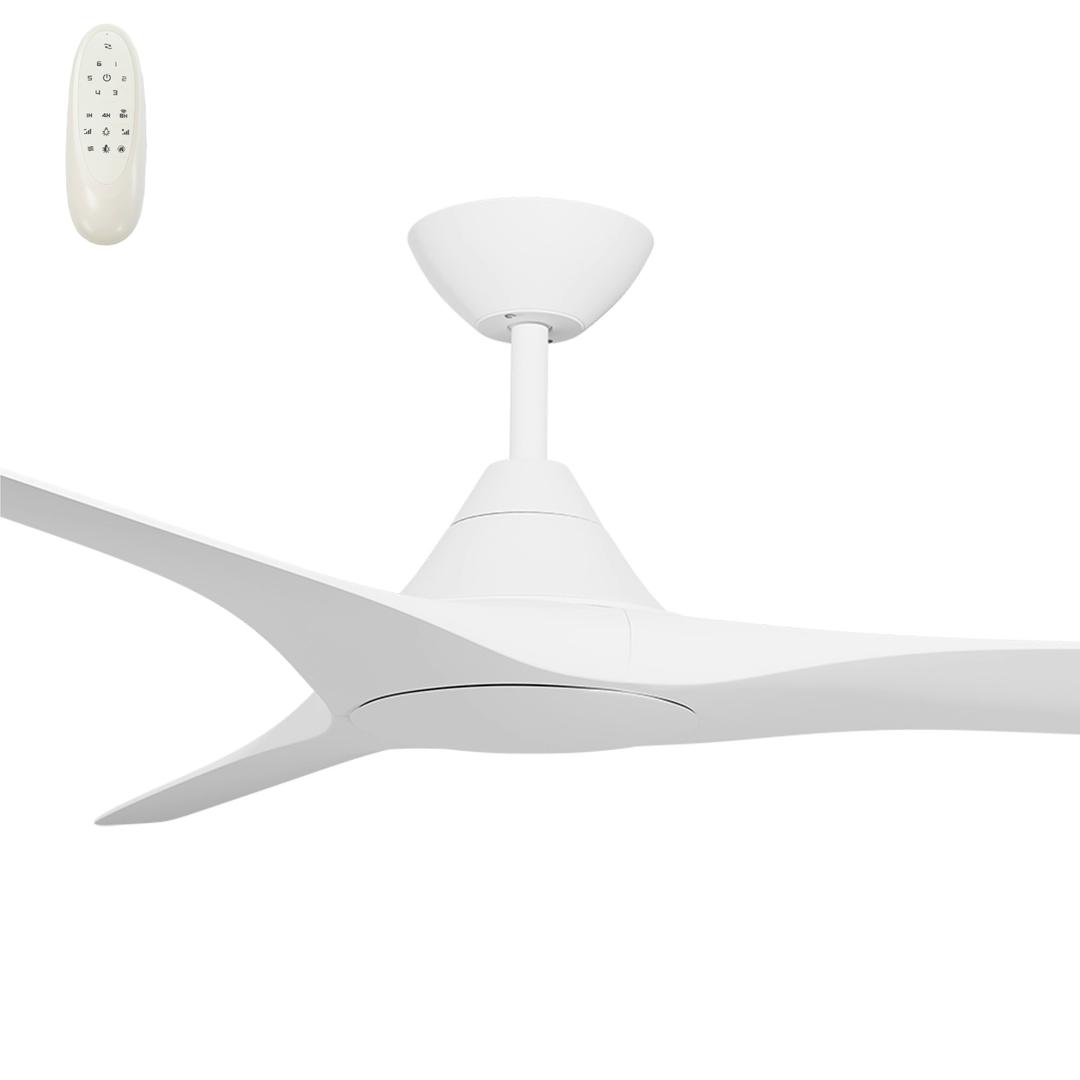 White Calibo Smart CloudFan 52" (1300mm) ABS Energy Efficient DC Ceiling Cloud Fan and Remote
