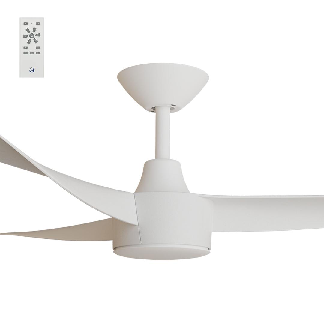White Blades White Calibo Turaco 48" (1220mm) Indoor/Outdoor DC Ceiling Fan with Remote