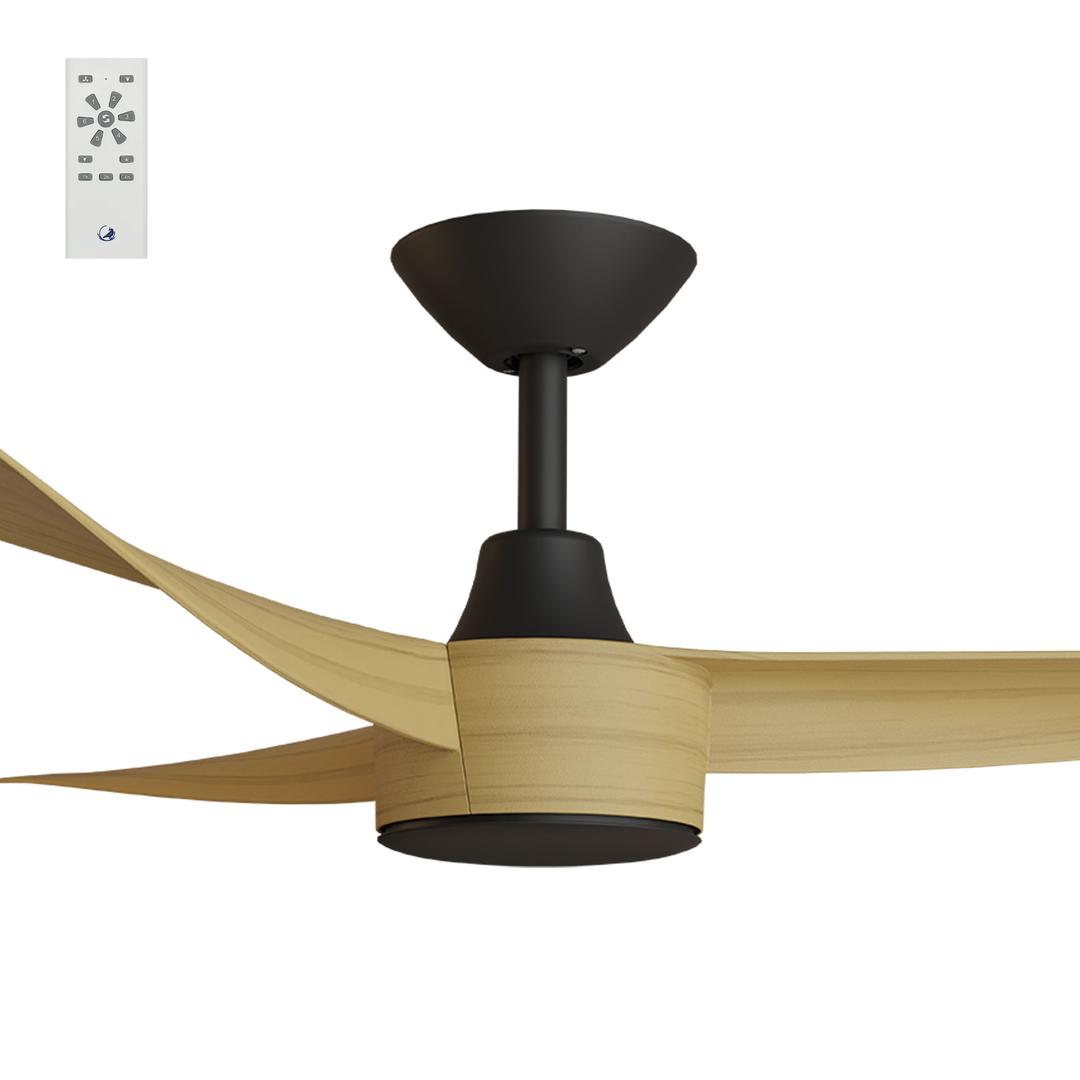 Bamboo Blades Black Calibo Turaco 48" (1220mm) Indoor/Outdoor DC Ceiling Fan with Remote