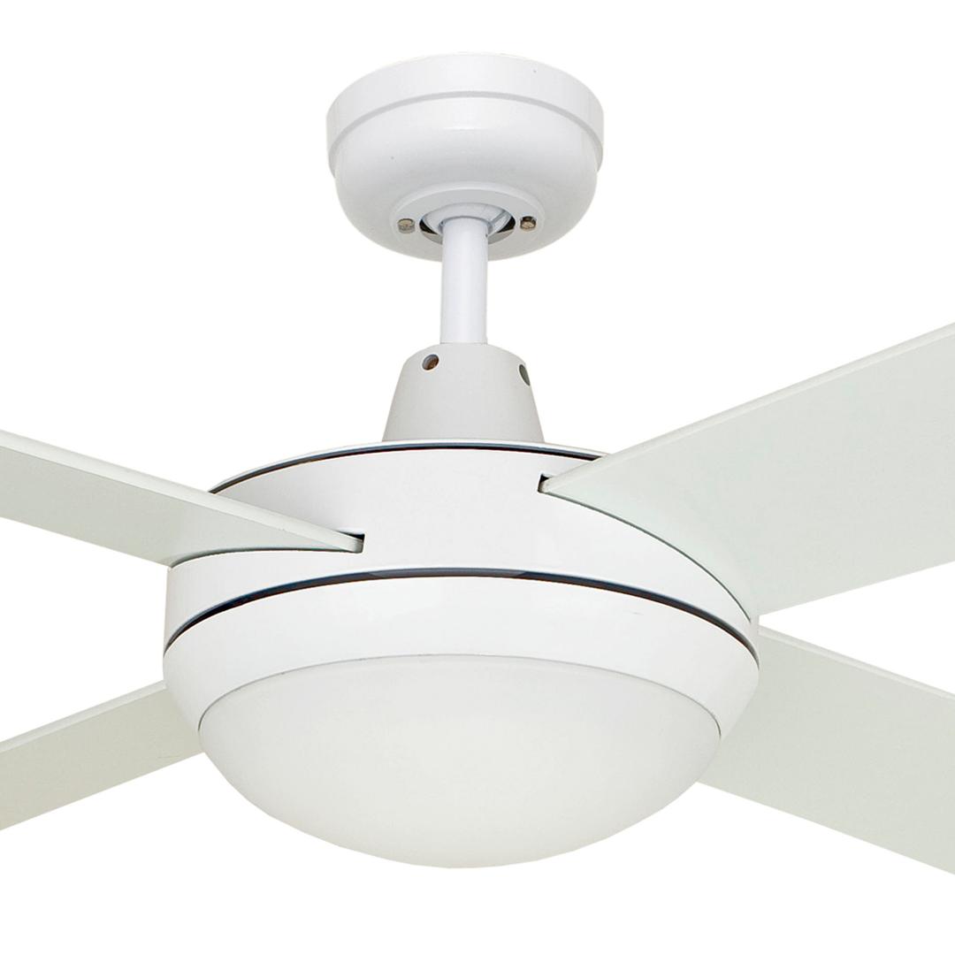 White Martec Lifestyle 52" Ceiling Fan With 2 x E27 Light